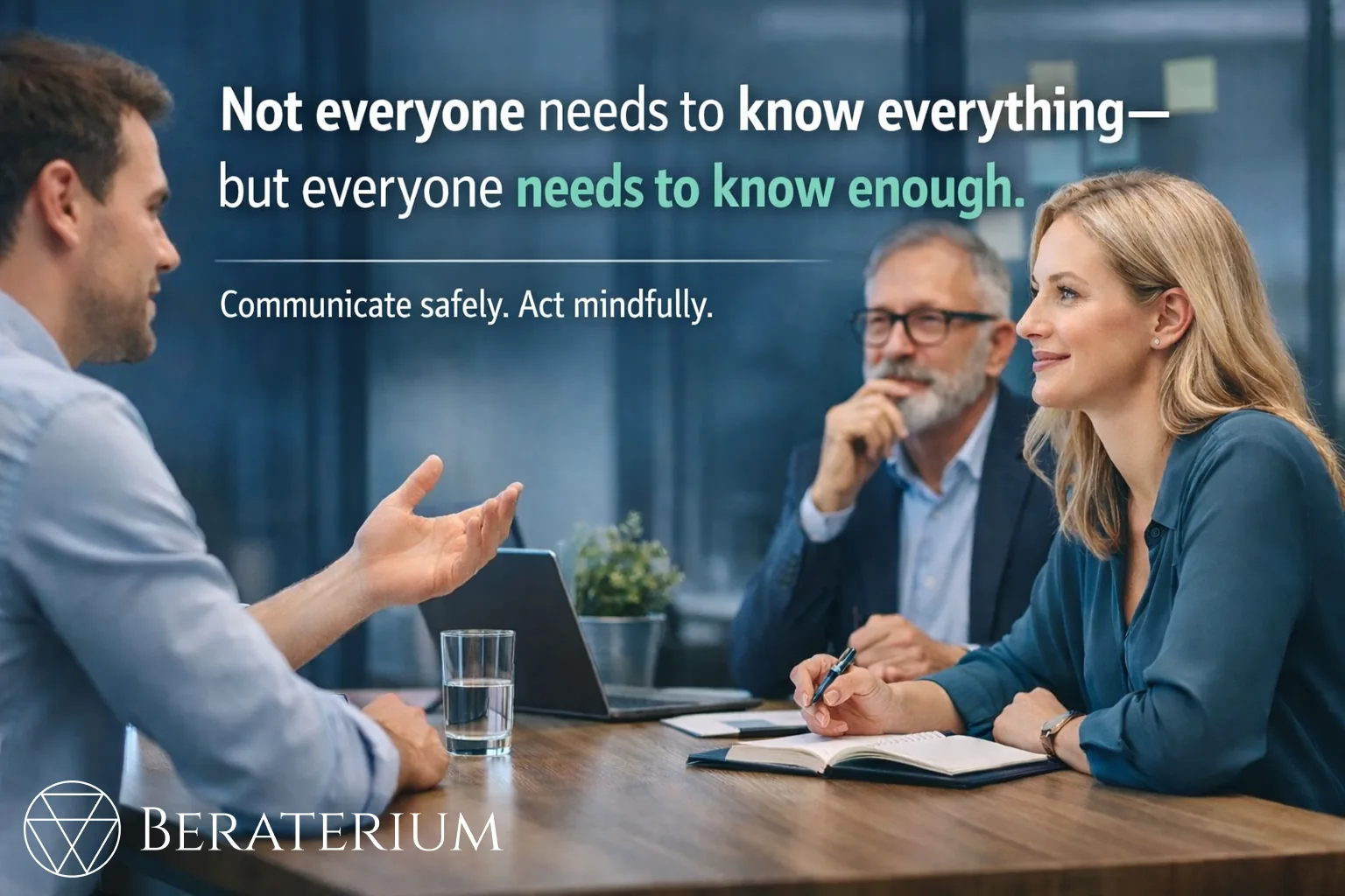 Beraterium distributing risks in SMEs and startups